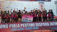 Cetak 13 gol, tim sepak bola putri Candra Kirana Kediri menjuarai Piala Pertiwi Jatim. (Bola.com/Gatot Susetyo)