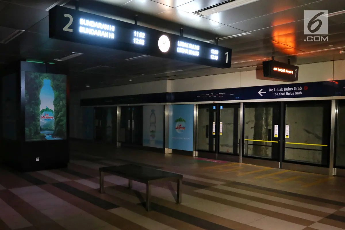 Listrik Padam, Layanan MRT Lumpuh Total