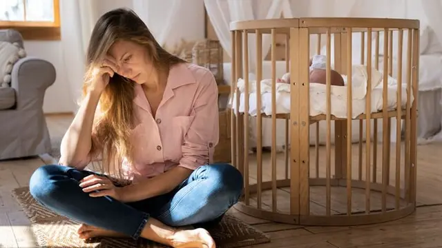 Ilustrasi baby blues syndrome