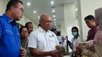 Menteri Koperasi dan UKM (MenKopUKM) Teten Masduki dalam acara Entrepreneur Hub Dialog Interaktif MenKopUKM bersama Agripreneur di Bogor, Jawa Barat, Senin (10/7/2023).