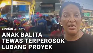 Anak Balita Tewas Terperosok Lubang Proyek