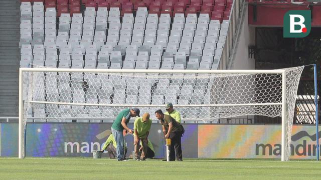 FOTO Erick Thohir Tinjau SUGBK Jelang Laga Lawan irak