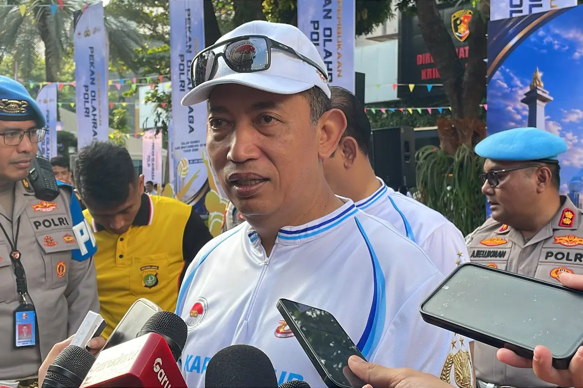 Kapolri Jenderal Listyo Sigit Prabowo menghadiri pembukaan Pekan Olahraga Polri di Polda Metro Jaya, Minggu (28/6/2026) (Liputan6.com/Ady Anugrahadi)