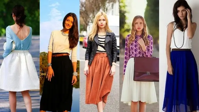 Manis Banget, Ini Style Kamu Kalau Pakai Midi Skirt