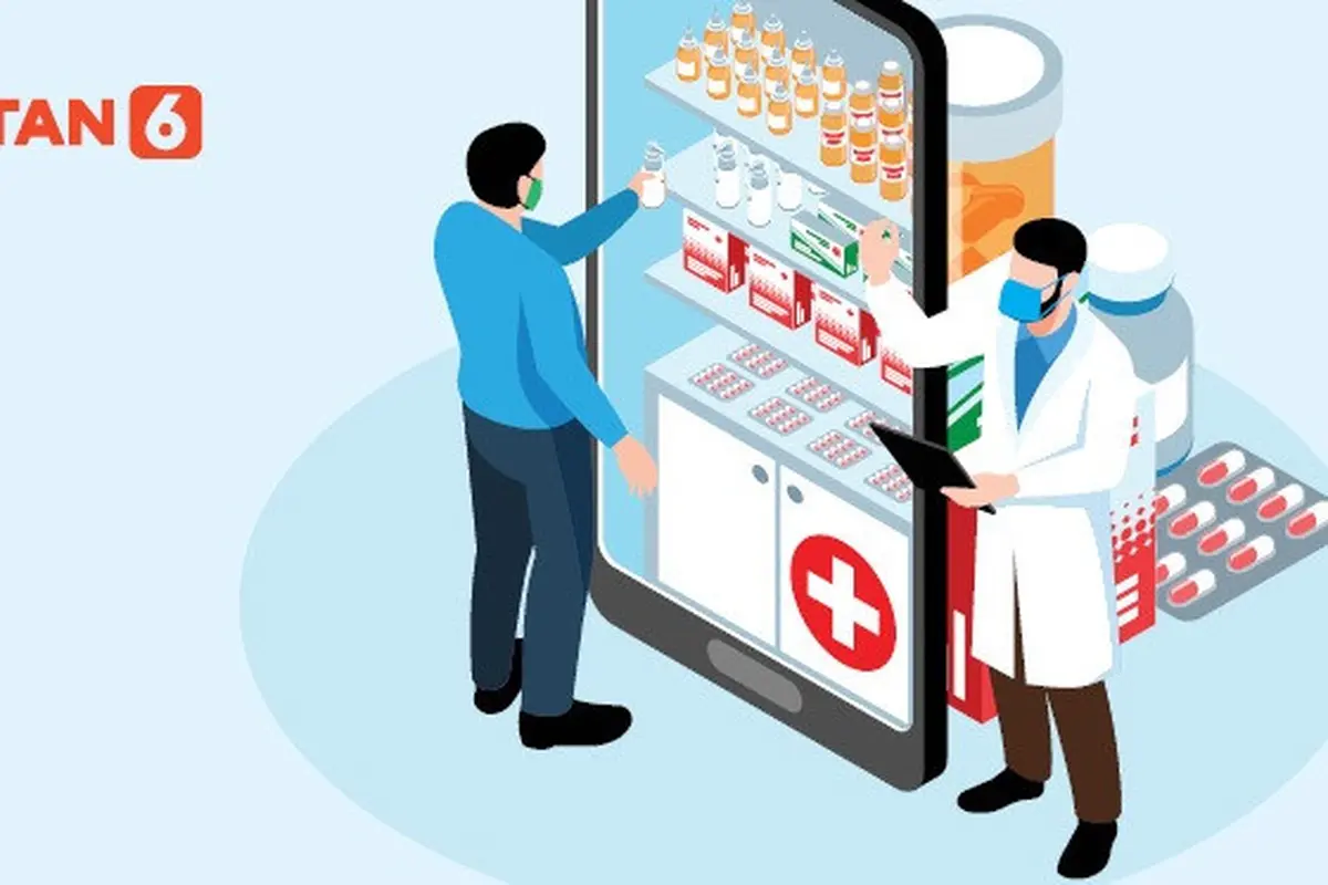 Banner Infografis Alur Telemedicine dan Obat Gratis untuk Pasien Isoman Covid-19. (Liputan6.com/Abdillah)