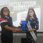 Acara yang mengusung tema Digital Citizen Journalist menghadirkan Marsya Gusman