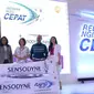 Peluncuran Sensodyne Rapid Relief di Jakarta, Jumat (1/3).