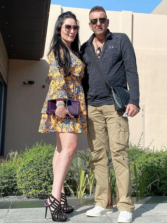 Sanjay Dutt dan sang istri, Maanayata. (Instagram/ maanayata)