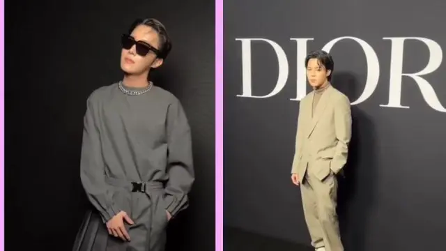 Adu Gaya Jimin Versus J-Hope BTS di Show Dior Paris Fashion Week 2023