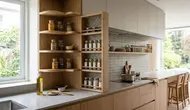 8 Model Dapur dengan Rak Bumbu Tersembunyi, Solusi Rapi dan Minimalis