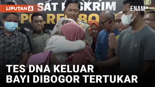 VIDEO: Polisi Umumkan Hasil Tes DNA Terhadap Dua Bayi di Bogor Dinyatakan Tertukar