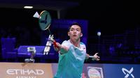Tunggal putra Indonesia&nbsp;Jonatan Christie. (foto: PBSI)