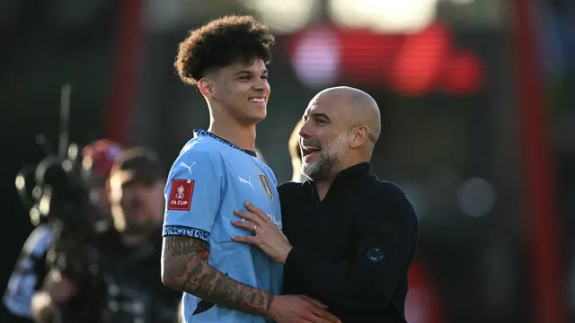 Nico O’Reilly, Pep Guardiola, Man City, Manchester City, Piala FA