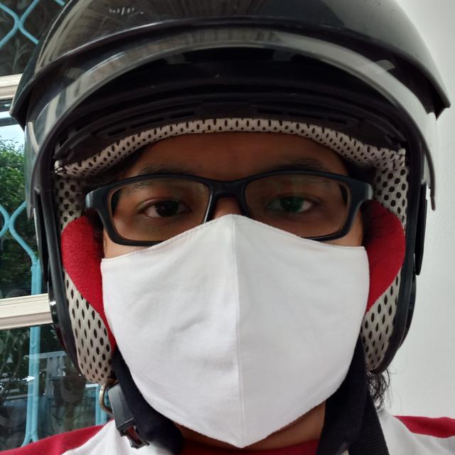 Hasil swafoto dengan Samsung Galaxy M22 (Liputan6.com/Giovani Dio Prasasti)