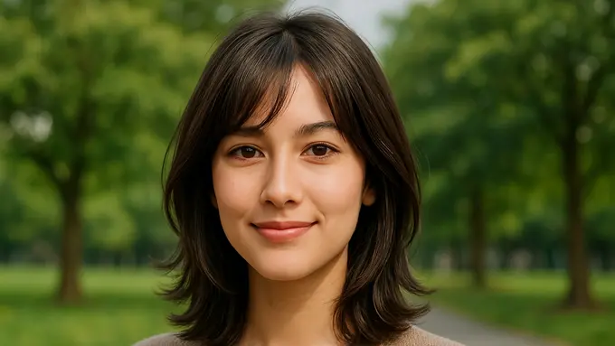 Ilustrasi Model Rambut Layer Sebahu/AI