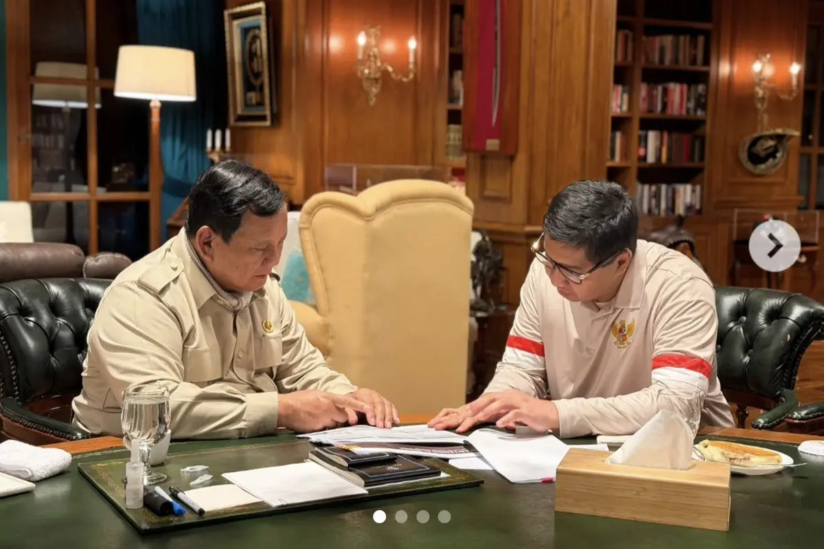 Menteri Perumahan dan Kawasan Permukiman (PKP) Maruarar Sirait bertemu Presiden Prabowo Subianto di Hambalang, Jawa Barat.