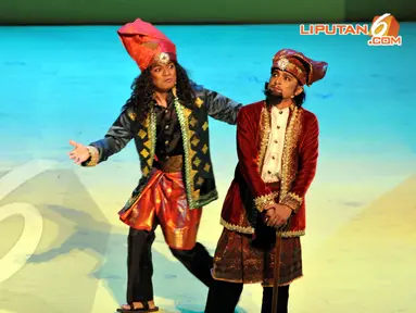 Drama Musikal Siti Nurbaya (Kasih Tak Sampai) sukses dipentaskan di Teater Jakarta, Taman Ismail Marzuki, Cikini, Jakarta Pusat pada 29-30 Maret 2014 (Liputan6.com/Panji Diksana).