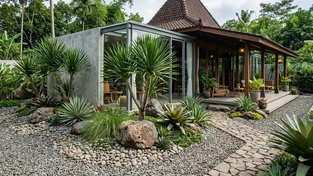 Tanaman yang Cocok untuk Rumah Bergaya Joglo Modern