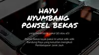 Unit usaha angkut sampah berbasis daring di Bandung, Jawa Barat, bernama Kangasoi menginisiasi donasi ponsel bekas untuk disumbangkan kepada siswa-siswi yang kesulitan melakoni pembelajaran jarak jauh. (Dok @kangasoi)