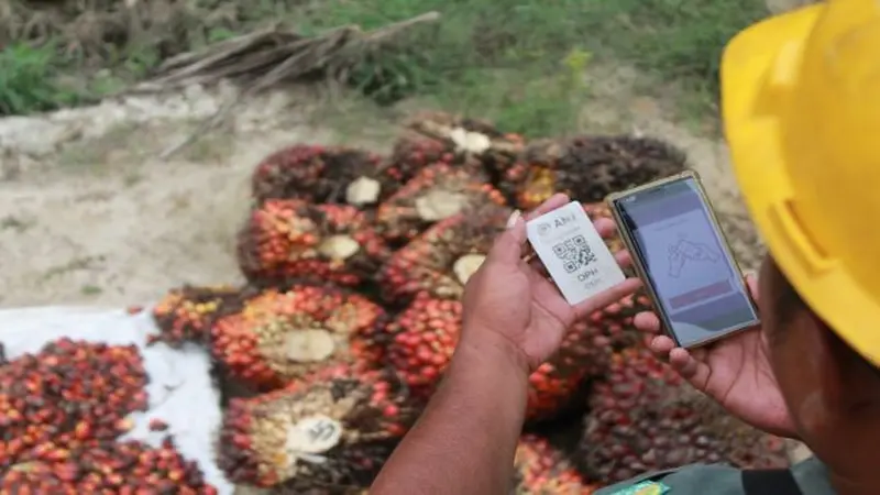 Inovasi digital ANJ, electronic plantation mobile system (EPMS) (Dok: PT Austindo Nusantara Jaya Tbk)