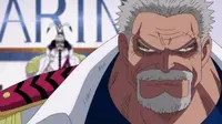 Spoiler One Piece 1087: Berakhirnya Kisah Garp Sang Pahlawan Angkatan Laut? (doc: Toei Animation)