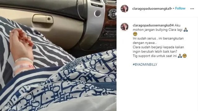 Clara Gopa Duo Semangka (Foto: Instagram/@claragopaduosemangka94)
