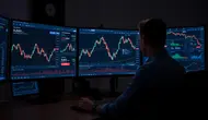 Ilustrasi harga kripto. (Foto by AI)