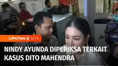 Nindy Ayunda diperiksa penyidik Direktorat Tindak Pidana Umum Bareskrim Polri sebagai saksi kasus kepemilikan senjata api ilegal dengan tersangka kekasihnya Dito Mahendra.