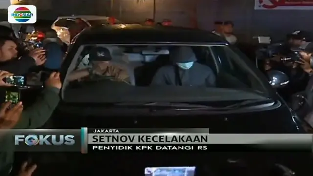 Setya Novanto dirawat di rumah sakit karena alami kecelakaan. KPK tetap ajukan agar Setnov masuk ke dalam DPO?