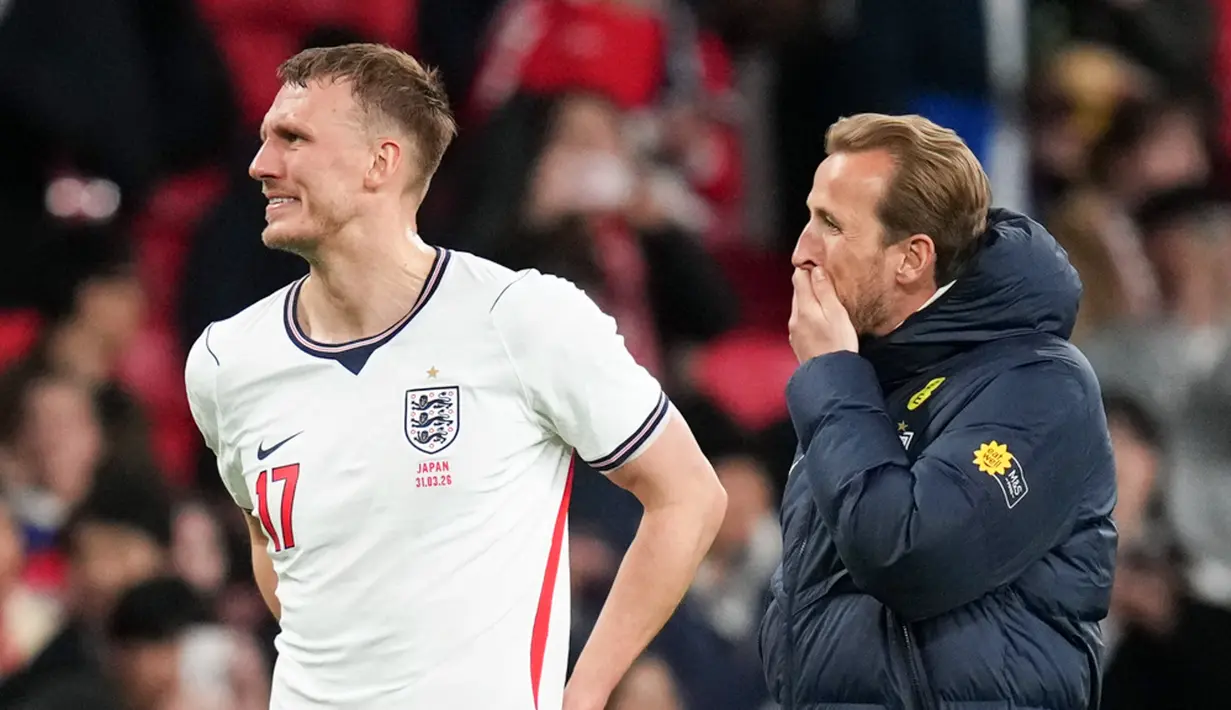 Hasil ini membuat Inggris tak mencatatkan kemenangan sama sekali di jeda internasional kali ini. Sebelumnya mereka hanya bermain 1-1 melawan Uruguay. (AP Photo/Kirsty Wigglesworth)