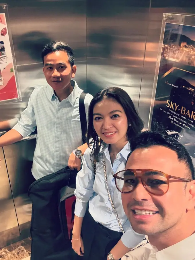 Raffi Ahmad bersama Selvi Ananda dan Gibran (Instagram/raffinagita1717)