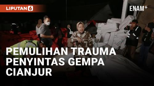 VIDEO: Mensos Tri Rismaharini Fokus pada Pemulihan Trauma Para Penyintas Gempa Cianjur