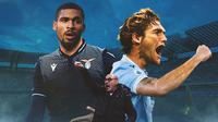 Lazio - Maurizio Sarri, Ruben Loftus-Cheek, Marcos Alonso (Bola.com/Adreanus Titus)