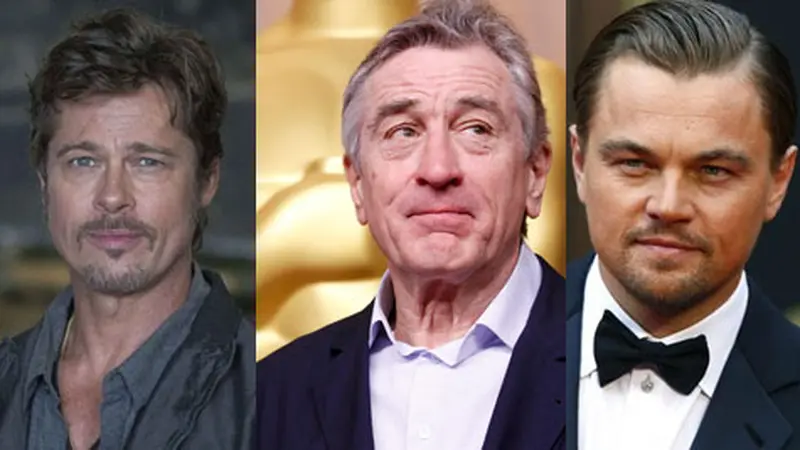 Leonardo DiCaprio, Robert de Niro, dan Brad Pitt Bersatu di Film