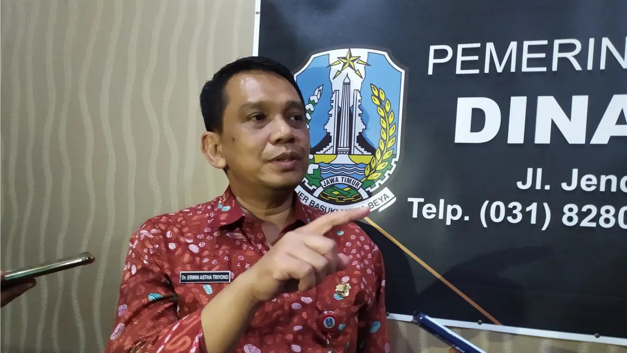 Kepala Dinas Kesehatan Jatim Erwin Astha Triyono. (Dian Kurniawan/Liputan6.com)