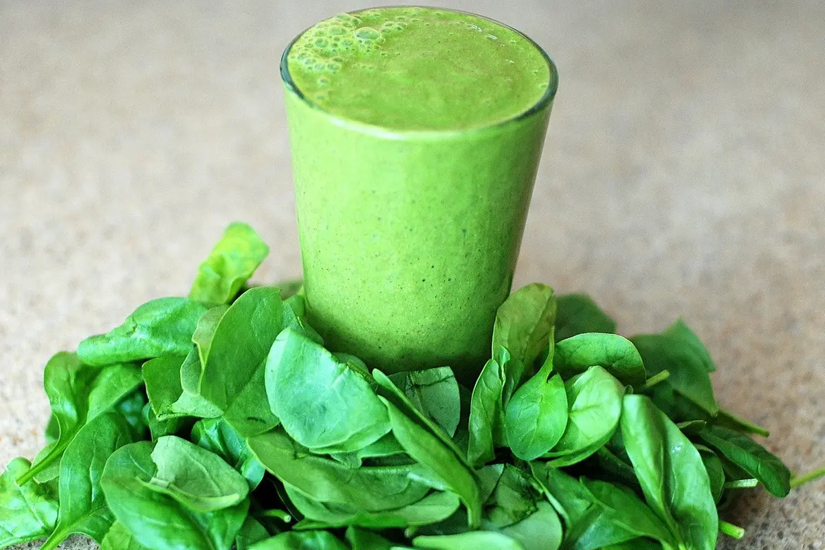 smoothie bayam