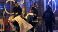 Salah seorang korban teror di Kota Paris, Prancis, Jumat (13/11/2015) malam waktu setempat. (Reuters)