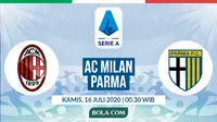 Serie A: AC Milan vs Parma. (Bola.com/Dody Iryawan)