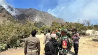 Kebakaran Lahan Bondowoso Meluas, Api Mendekati Gunung Rante