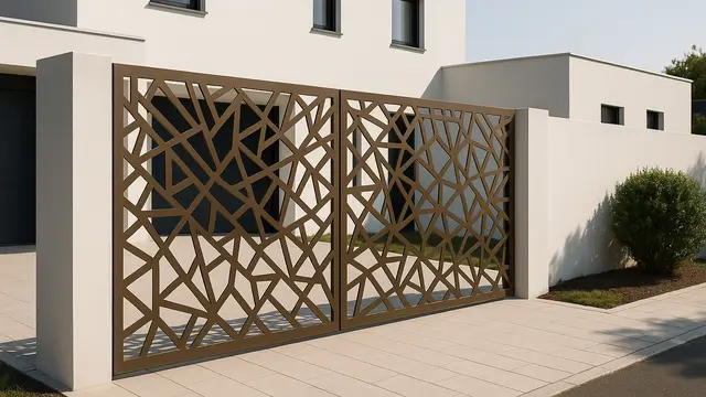 Model Pagar Rumah ala Pinterest Minimalis Modern/Ilustrasi gambar oleh AI