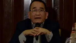 Ruhut meminta Presiden Joko Widodo mewaspadai orang-orang yang berpotensi mengalami kekecewaan (barisan orang sakit hati), Jakarta, Kamis (23/10/2014) (Liputan6.com/Johan Tallo) 