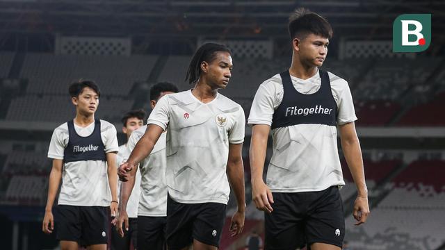 Foto: Latihan Resmi Timnas Indonesia U-22 Jelang Laga Uji Coba Internasional Melawan Lebanon