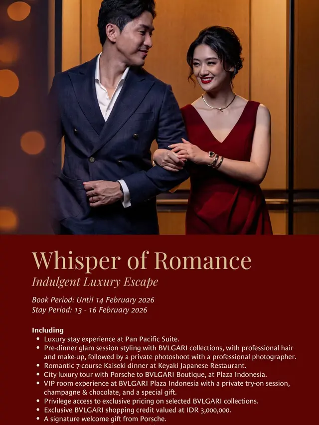 Paket Indulgent Luxury Escape