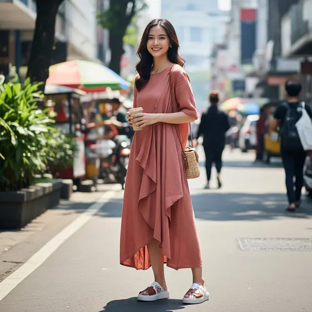 Model Dress Drapery (Image by Gemini AI)