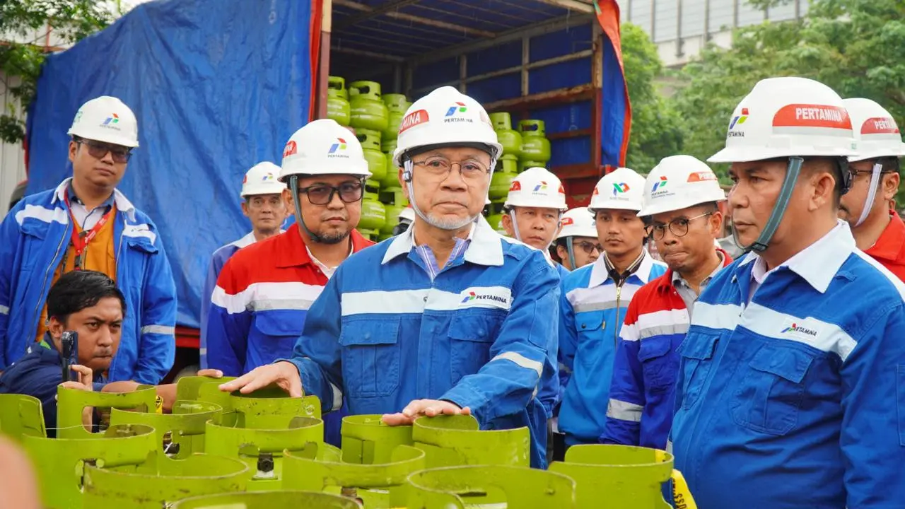 Kementerian Perdagangan (Kemendag) melaksanakan kegiatan pengawasan Barang Dalam Keadaan Terbungkus (BDKT) dan Satuan Ukuran terhadap produk gas Elpiji 3 kg (subsidi). (Foto: Istimewa)