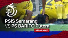 Berita video highlights laga pekan ke-24 BRI Liga 1 2021/2022 antara PSIS Semarang melawan Barito Putera yang berakhir dengan skor 1-2, Kamis (10/2/2022) sore hari WIB.