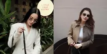 Alyssa Daguise dan Aaliyah Massaid pamer OOTD dengan tas Louis Vuitton seharga Rp78jutaan. Pakai tas branded yang sama, keduanya tampil dengan busana yang kontras sebagai inspirasi outfit ngantor [@alyssadaguise @aaliyah.massaid]