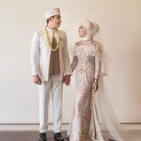 Pernikahan Medina Zein dan Lukman Azhari. (Instagram/raazharita)