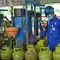 Pertamina menjamin pasokan gas aman saat musim libur lebaran hingga 20 Juni 2019 mendatang. Foto (Liputan6.com / Panji Prayitno)