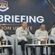 Dirjen Imigrasi Kementerian Imigrasi dan Pemasyarakatan Hendarsam Marantoko paparkan perolehan PNBP hingga 10 Agustus 2026. (Liputan6.com/ Rifqy Alief Abiyya)